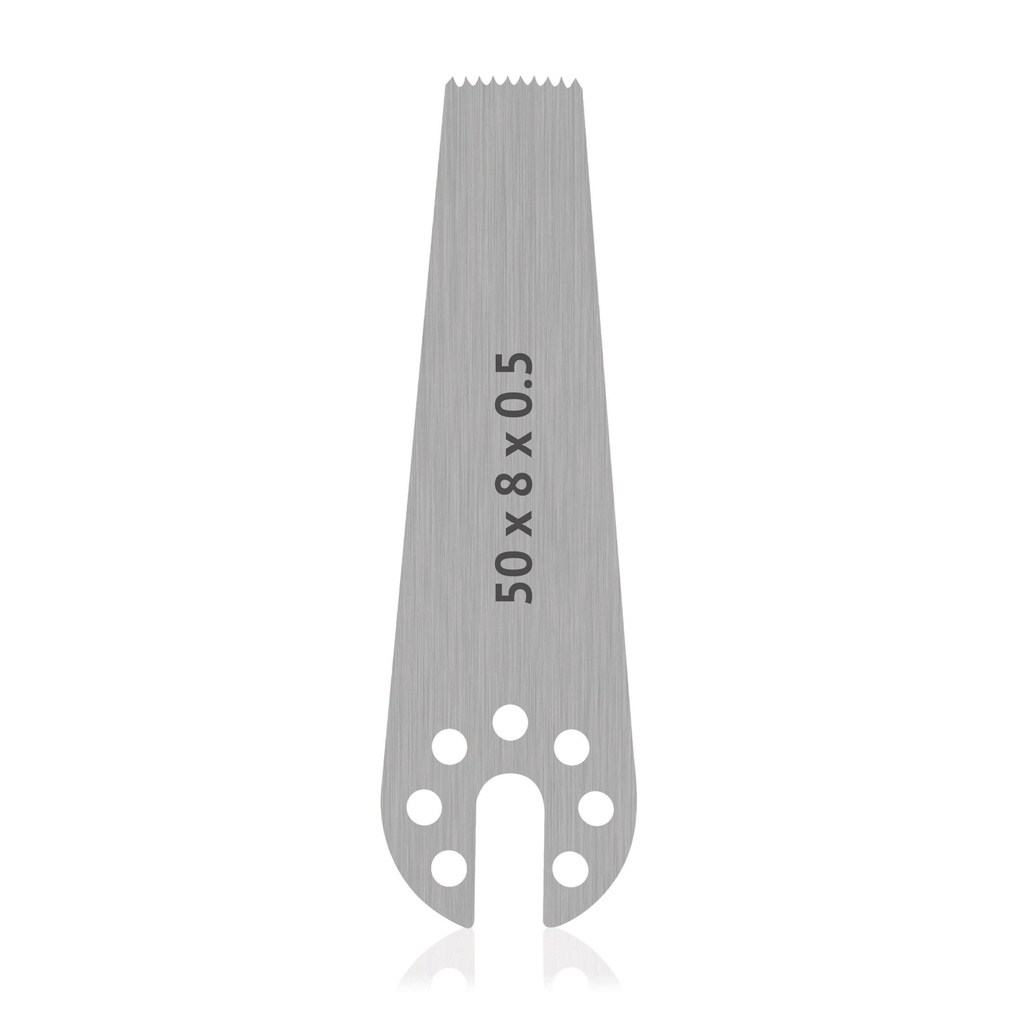 OrthoVet Plus fűrészpenge AESCULAP csatlakozással, H 50 × Sz 8 × V 0,5 mm