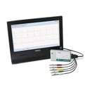 PC-EKG USB-verzió (minden Windows-verzióval kompatibilis), hosszú távú EKG-szoftverrel, pácienskábellel és alligátorcsipeszekkel együt