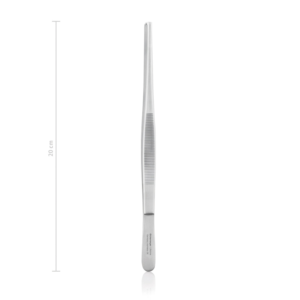 [133020] STANDARD szövetfogó csipesz, 1 × 2 fog, 20 cm