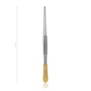 OEHLER szövetfogó csipesz, 1 × 2 fog, 14 cm, TC