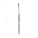 Preparáló csipesz, közepes, 13 cm