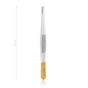 STANDARD kötszerfogó csipesz, 14,5 cm, keskeny, TC