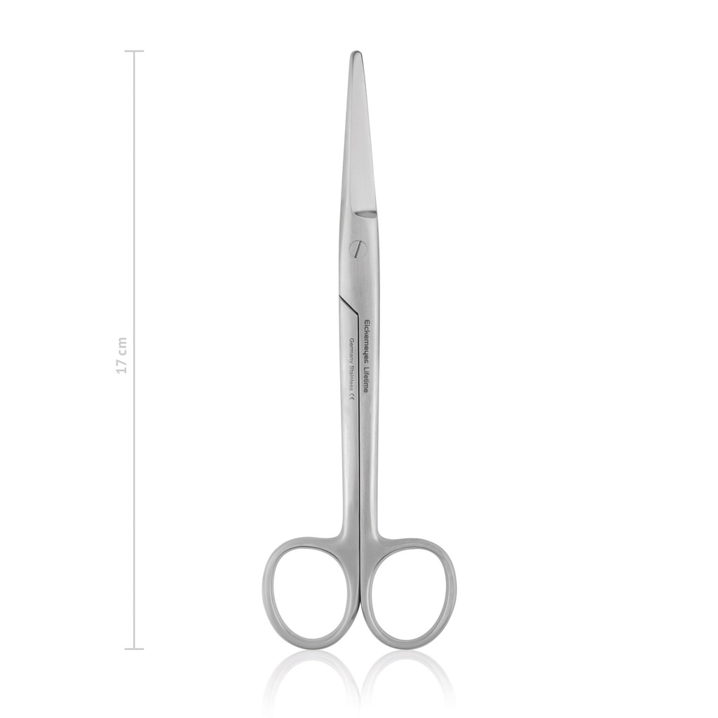 MAYO preparáló olló, egyenes, tompa/tompa, 17 cm