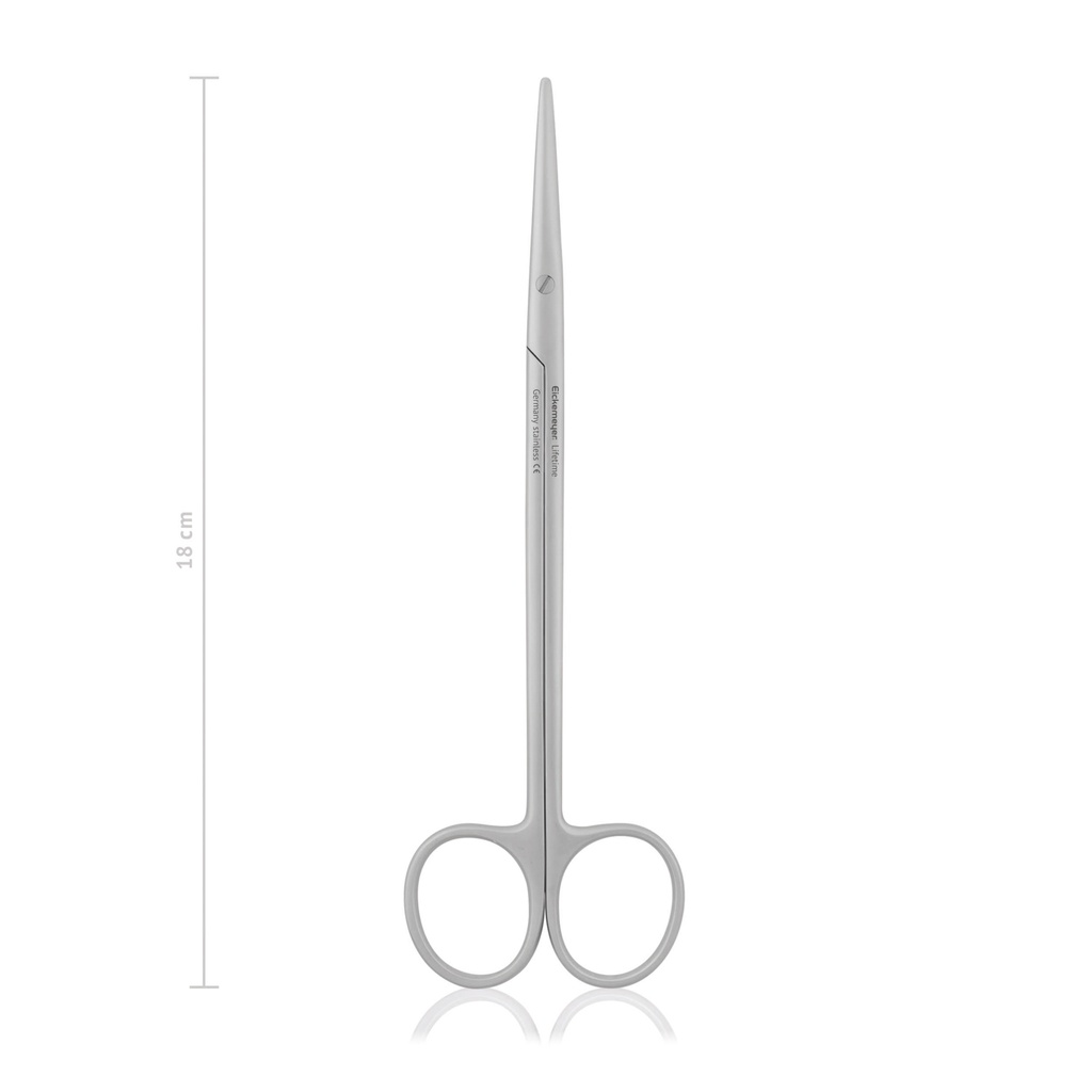 [118218] METZENBAUM preparáló olló, tompa/tompa, 18 cm, egyenes