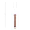 Csonthártya-kaparó – 18,5 cm, 3 mm, éles, Ferrozell műfa nyéllel