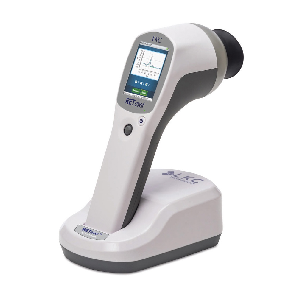 RETevet™ hordozható ERG, 5 db JET elektródával, 1 db RM elektródával és 10 db steril, egyszer használatos tűelektródával