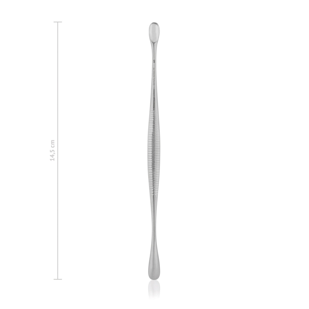 VOLKMANN kürett kanál, kétvégű, 14 cm