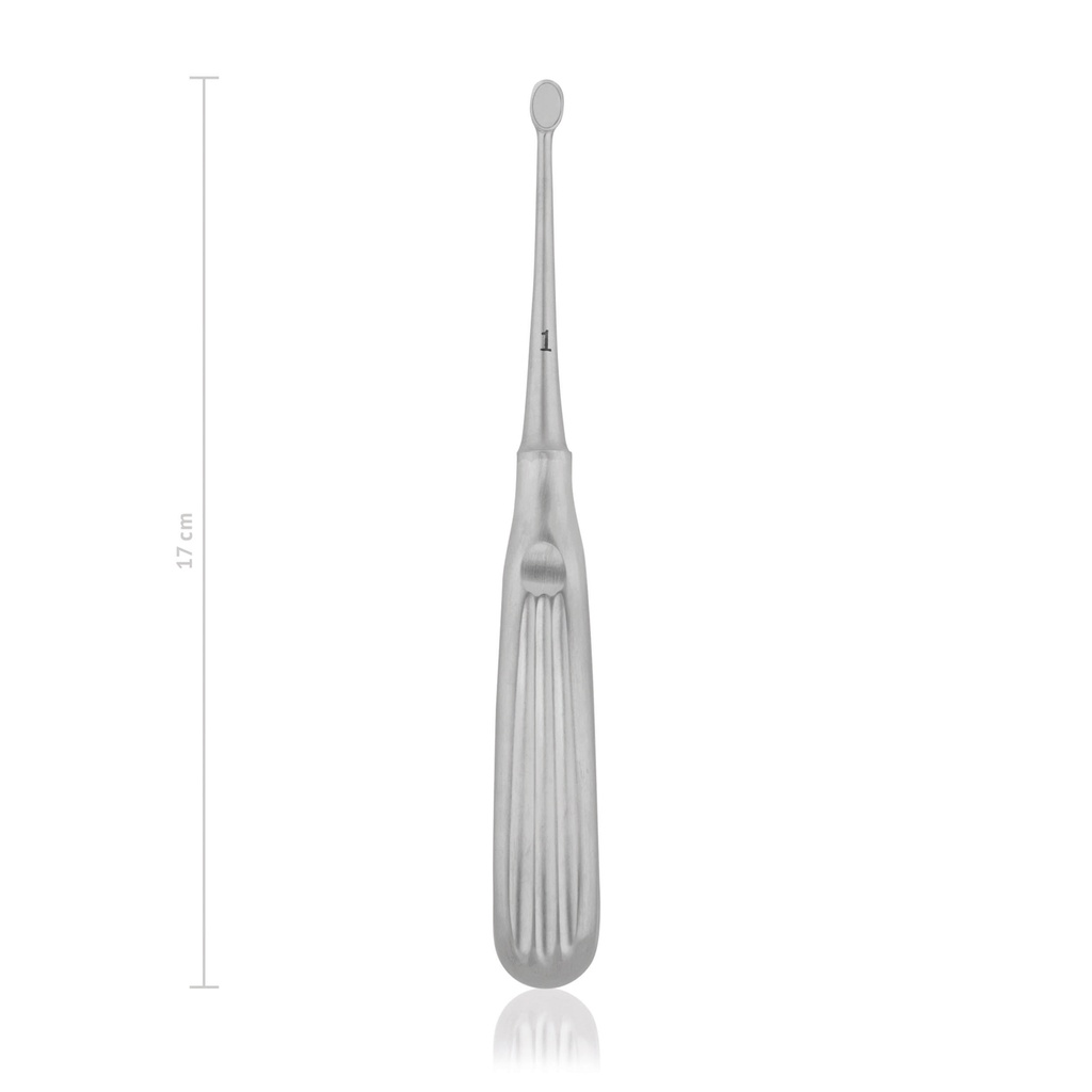 VOLKMANN csontkaparó kanál, 1. méret, 7 mm