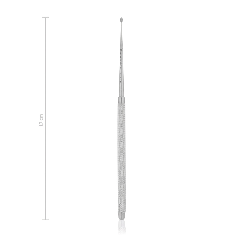[165317] Kürett kanál, extra mély és finom, 17 cm