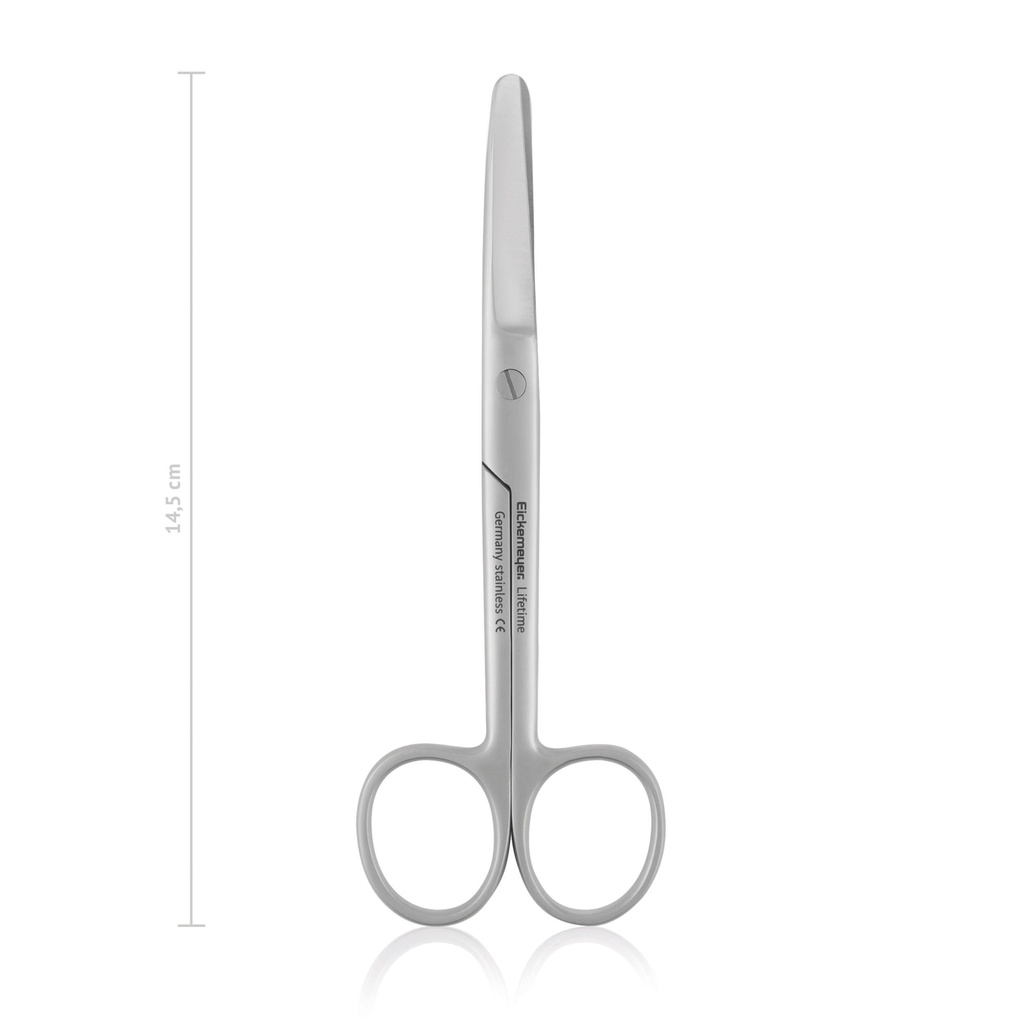 [114114] STANDARD műtéti olló, tompa/tompa, 14,5 cm, hajlított