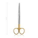 STANDARD műtéti olló, hegyes/tompa, 14,5 cm, egyenes, TC