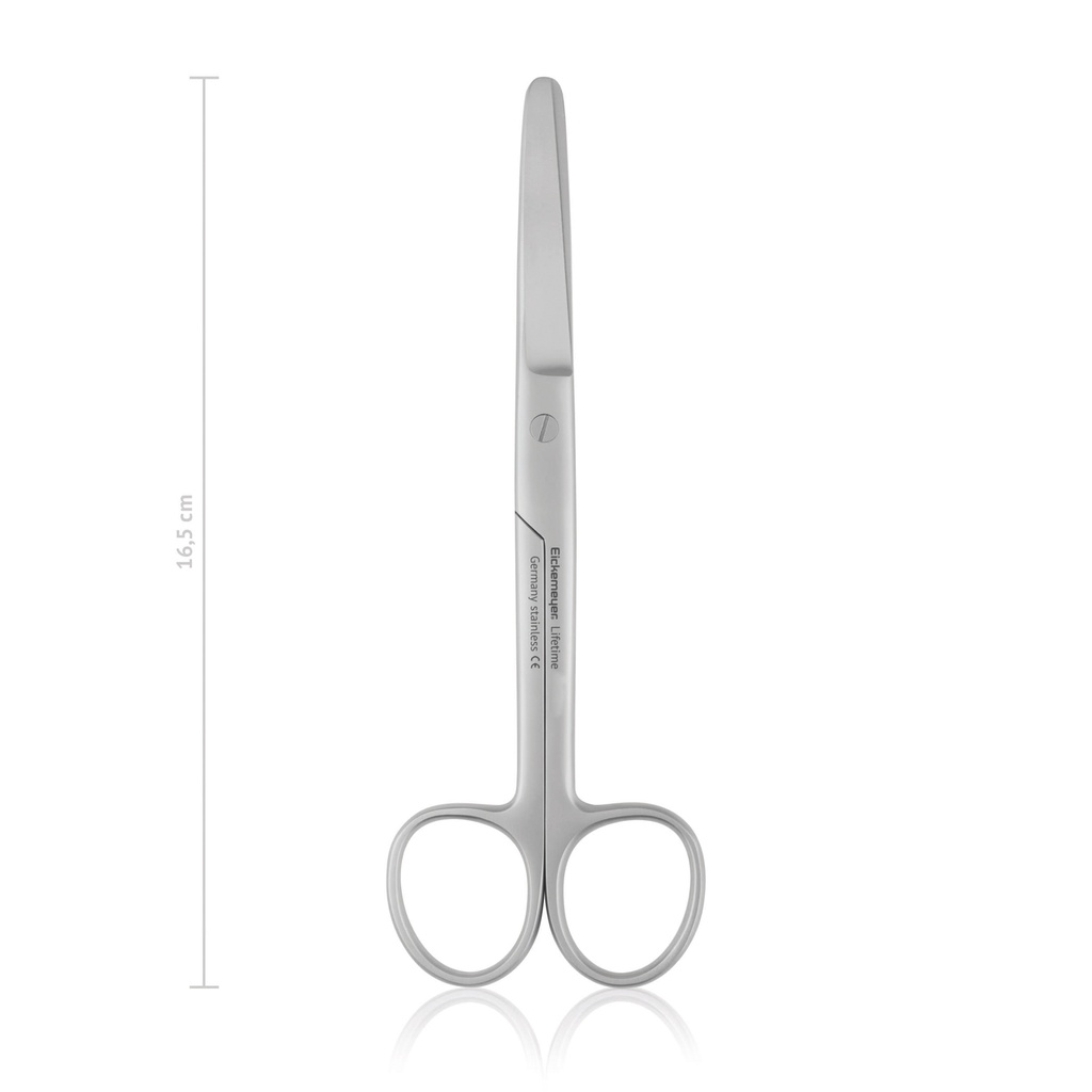 [114016] STANDARD műtéti olló, tompa/tompa, 16,5 cm, egyenes