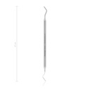 HEIDEMANN spatula rágcsálók fogeltávolításához