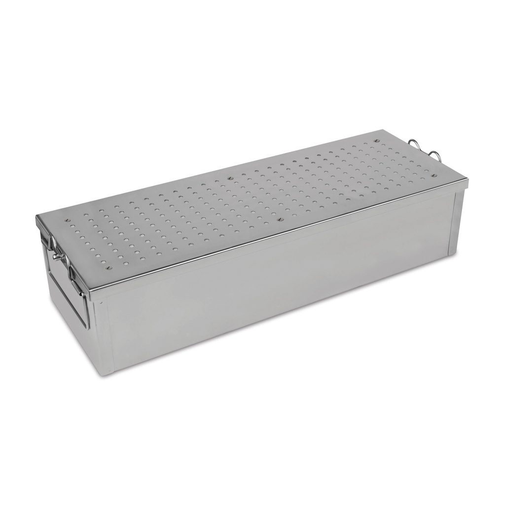 Sterilizáló konténer Melag autoklávhoz, textilszűrővel, 39,2 × 13,8 × 8,5 cm