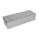 Sterilizáló konténer Melag autoklávhoz, textilszűrővel, 39,2 × 13,8 × 8,5 cm
