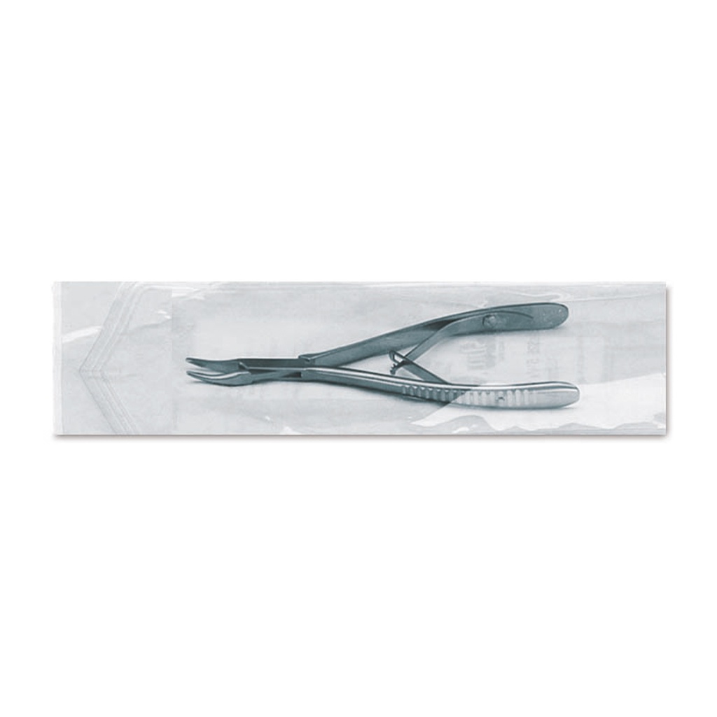 Sterilizáló tasakok, 200 db/csomag Önzáró kivitel indikátorral Méret: 90 × 250 mm