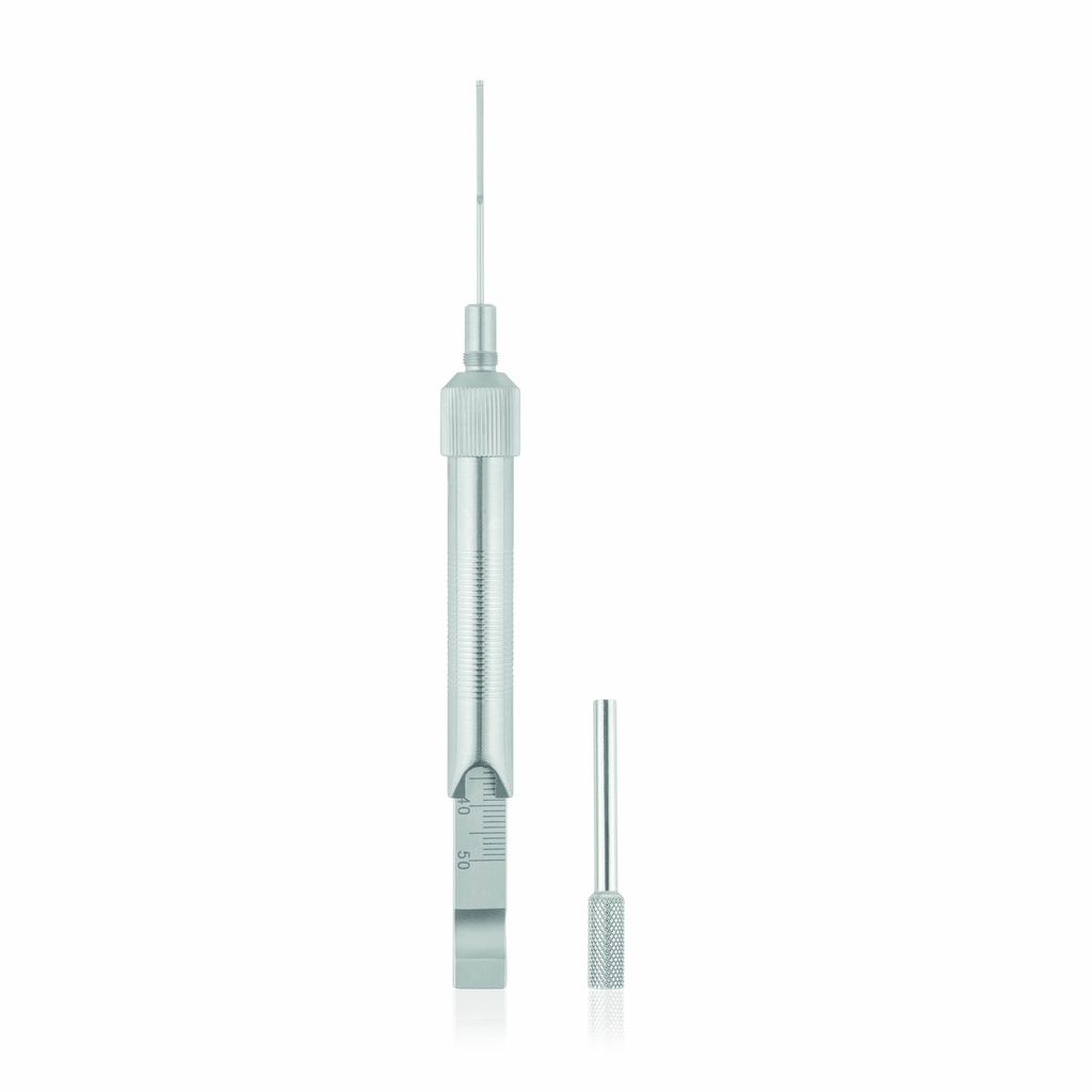 Mélységmérő, 50 mm hosszú, 1,3 mm-es mérőszondával