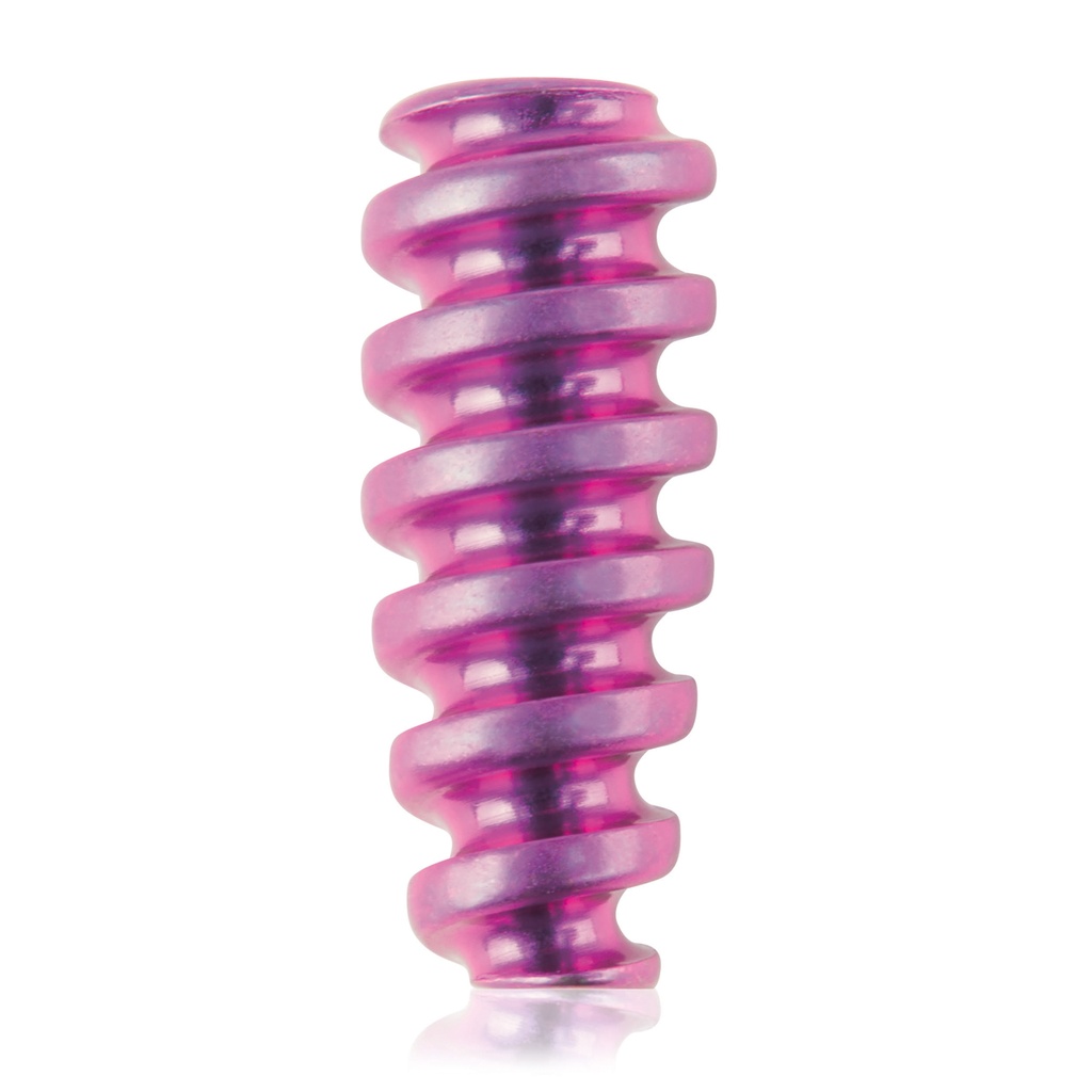 [191541] Zlig interferencia csavar, kanülált 1,1/Ø4,0/10,0 mm, HEX 2,0, magenta