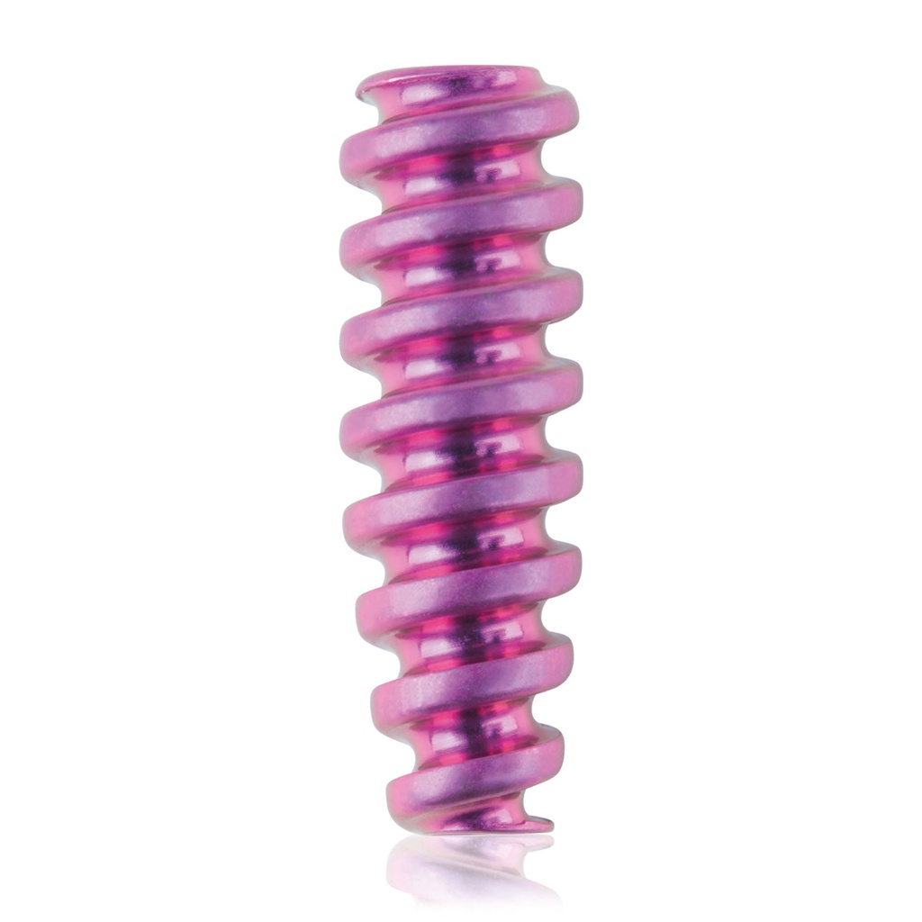 [191542] Zlig interferencia csavar, kanülált 1,1/Ø4,0/13,0 mm, HEX 2,0, magenta