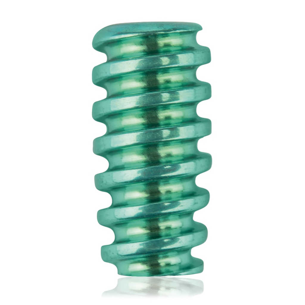 Zlig interferencia csavar, kanülált 2,9/Ø5,0/10,0 mm, HEX 2,5, zöld