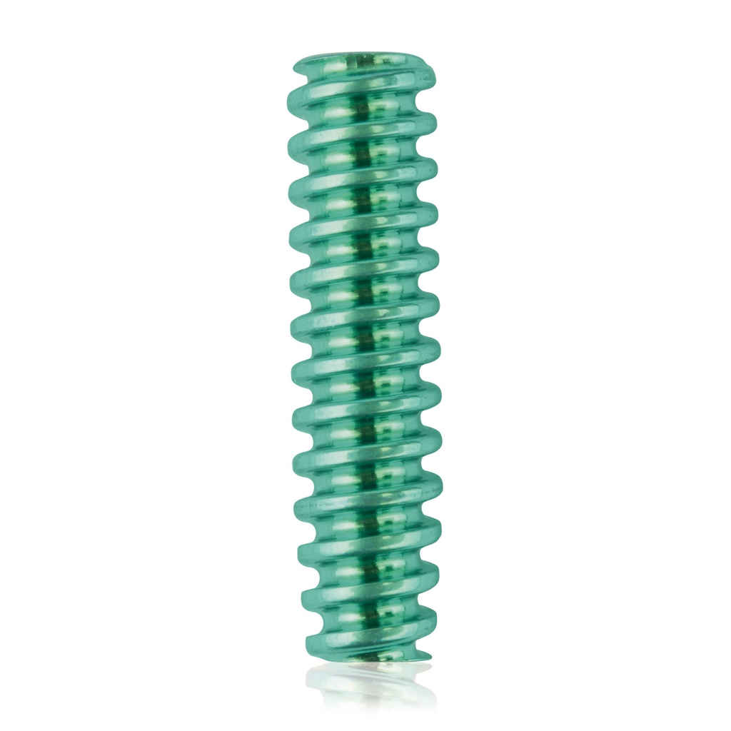 Zlig interferencia csavar, kanülált 2,9/Ø5,0/20,0 mm, HEX 2,5, zöld