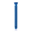 Titán zárócsavar Ø4,0 × 30 mm, szögstabil, többirányú, kék, Torx 10, önfúró, önmetsző