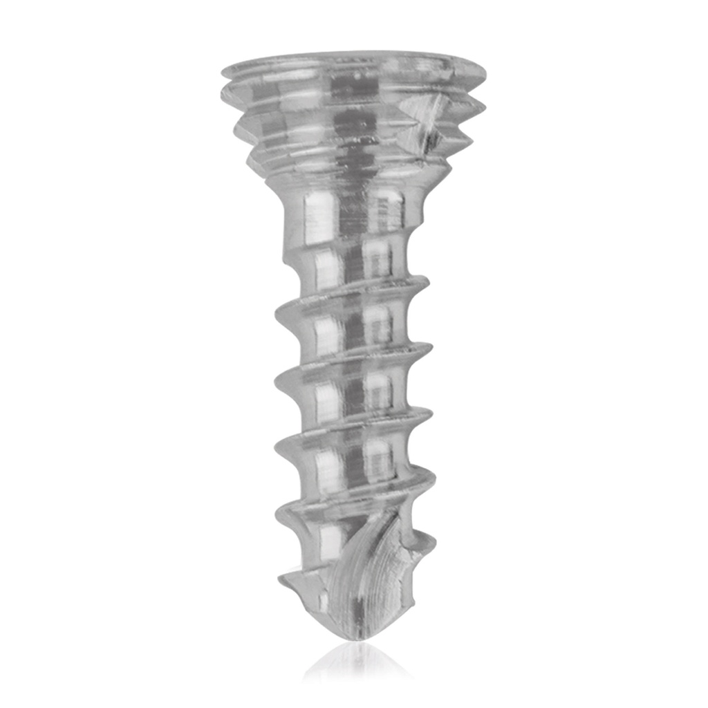 Titán zárócsavar Ø1,7 × 7 mm, szögstabil, többirányú, ezüst, Torx 6, önfúró, önmetsző