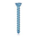 Titán zárócsavar Ø2,7 × 22 mm, szögstabil, többirányú, kék, Torx 10, önfúró, önmetsző