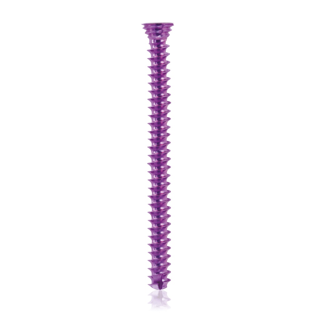 Titán zárócsavar Ø3,5 × 40 mm, szögstabil, többirányú, magenta, Torx 10, önfúró, önmetsző