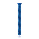 Titán zárócsavar Ø4,0 × 34 mm, szögstabil, többirányú, kék, Torx 10, önfúró, önmetsző