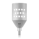 TPLO fűrészpenge, kanülált, R30/50 mm, háromszög tengellyel