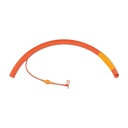 Tracheotubus in Übergröße, ID = 16,0 mm rotes Gummi, mit Kontollballon, 48 cm lang