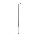 DESCHAMPS ligatúratű, balra hajlított, éles, 45 cm