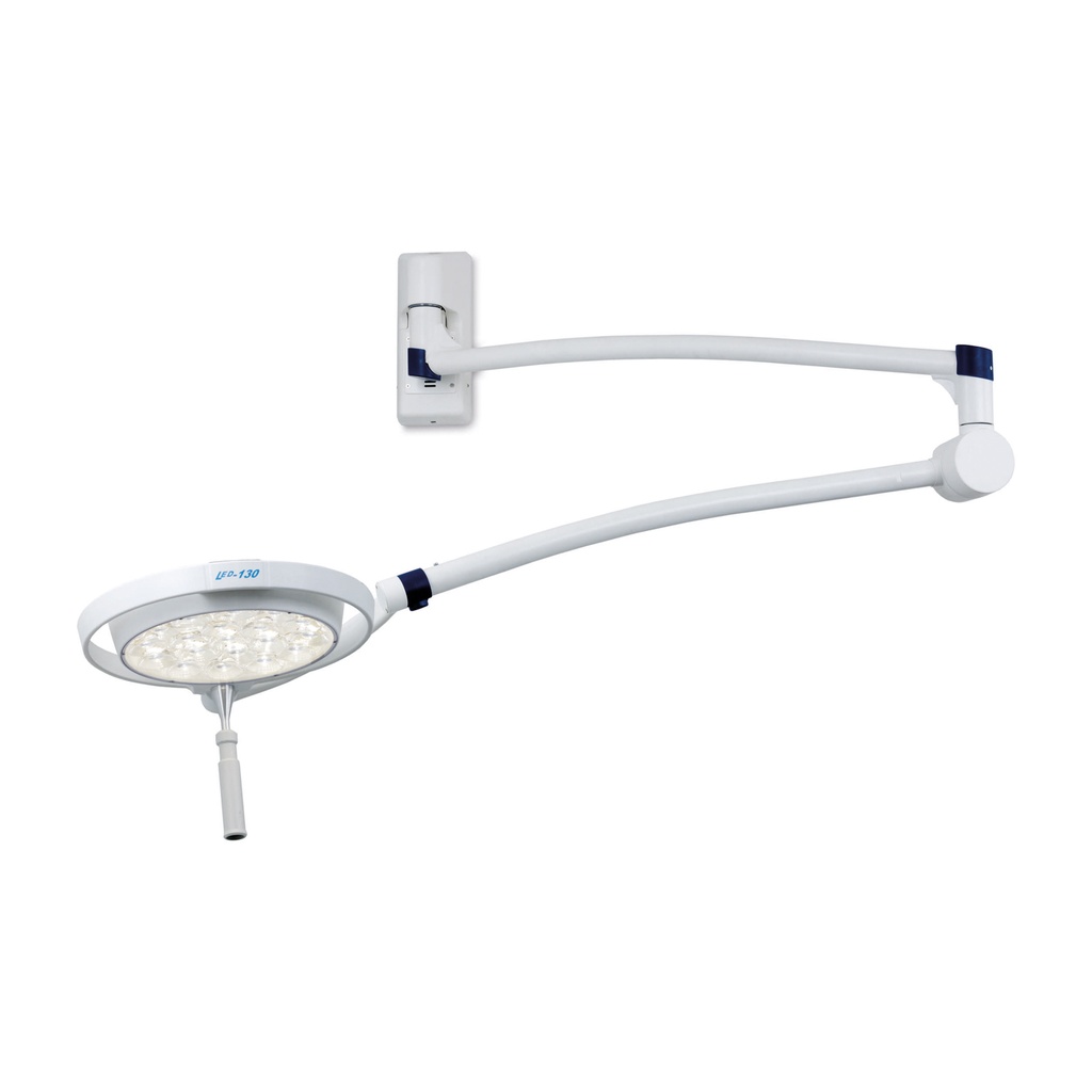 [611734] Mach LED 130 F vizsgálólámpa, fali modell, 70 000 lux fényerővel