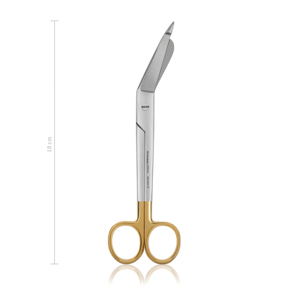 LISTER kötszervágó olló, 18 cm, TC