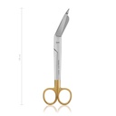 LISTER kötszervágó olló, 18 cm, TC