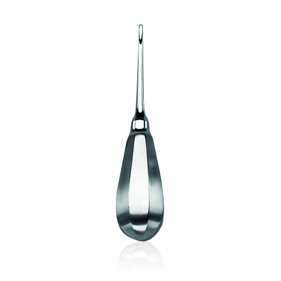 Lindo-Levien gyökéremelő, fogazott, 3 mm, 13,5 cm, 5 ¼"