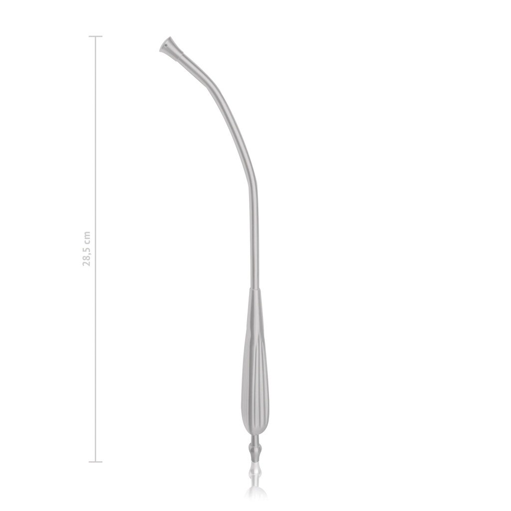 YANKAUER szívócső, 285 × 2 mm, hajlított