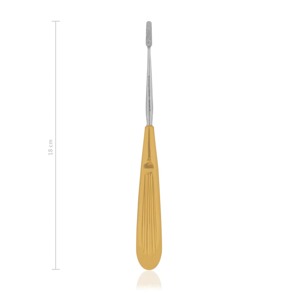 [177319] Nyúlfogászati reszelő, gyémántbevonattal, 18 cm, 7"