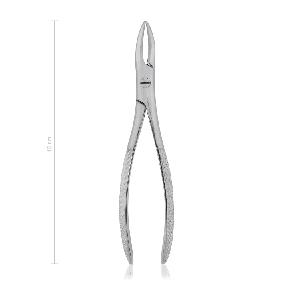 Witzel-féle fogászati fogó, 166-os típus, 15 cm, keskeny pofákkal