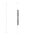 Glickmann kombinált eszköz – kés / perioszteális emelő, hegy szélessége: 4 mm