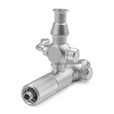 Kettős csatlakozó a munkacsatornához – vízhez / levegőhöz / műszerekhez