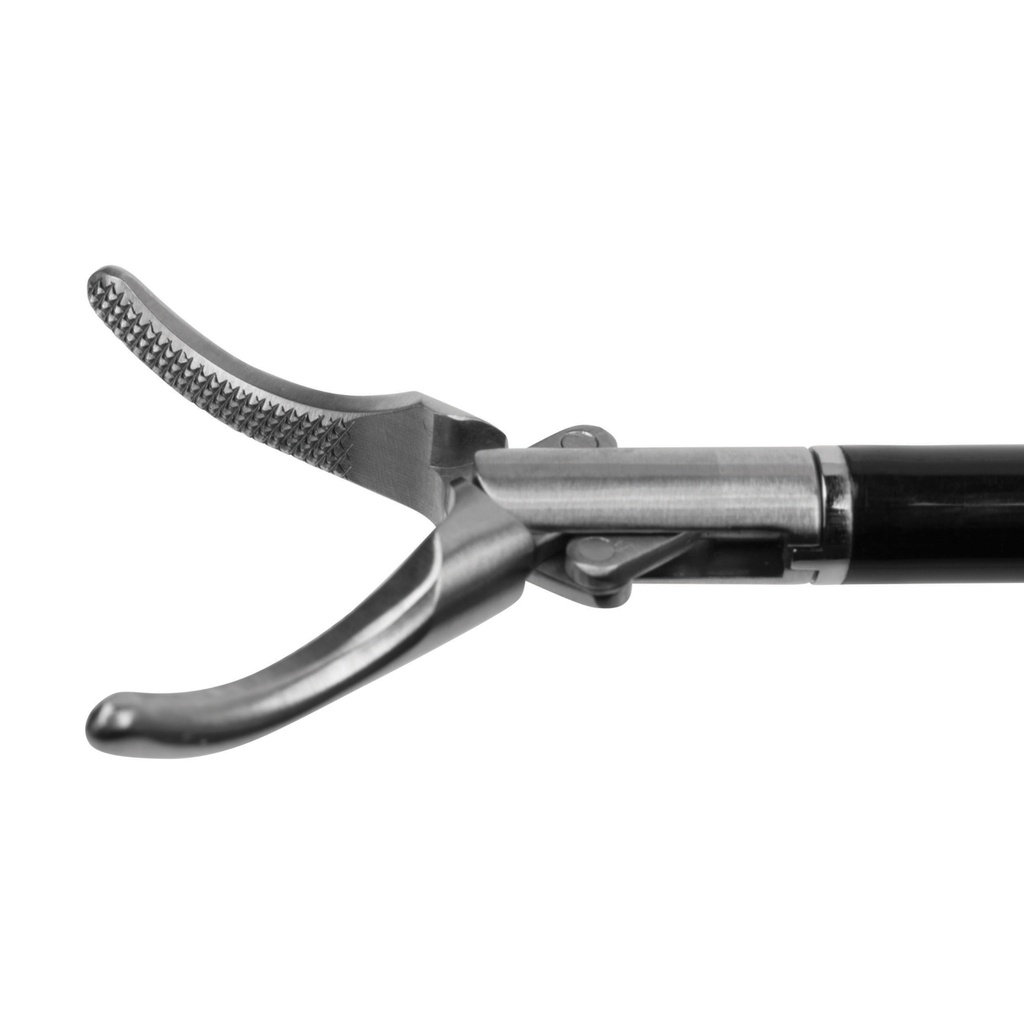 Kelly-féle fogó, forgatható, unipoláris koaguláció csatlakozóval, Ø = 5 mm, hossz: 36 cm, műanyag markolattal