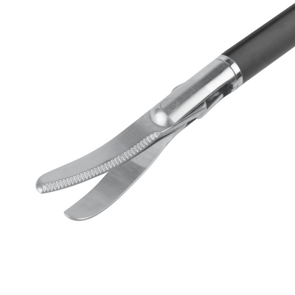 Metzenbaum olló, forgatható, unipoláris koagulációhoz csatlakozóval, Ø = 3 mm, H = 21 cm, műanyag markolat