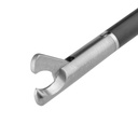 Horgas olló, forgatható, unipoláris koaguláció csatlakozóval, Ø = 5 mm, hossz: 36 cm, műanyag markolattal