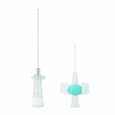 Vénakanül rögzítőszárnnyal és injekciós porttal, 22G, kék, 50 db/doboz