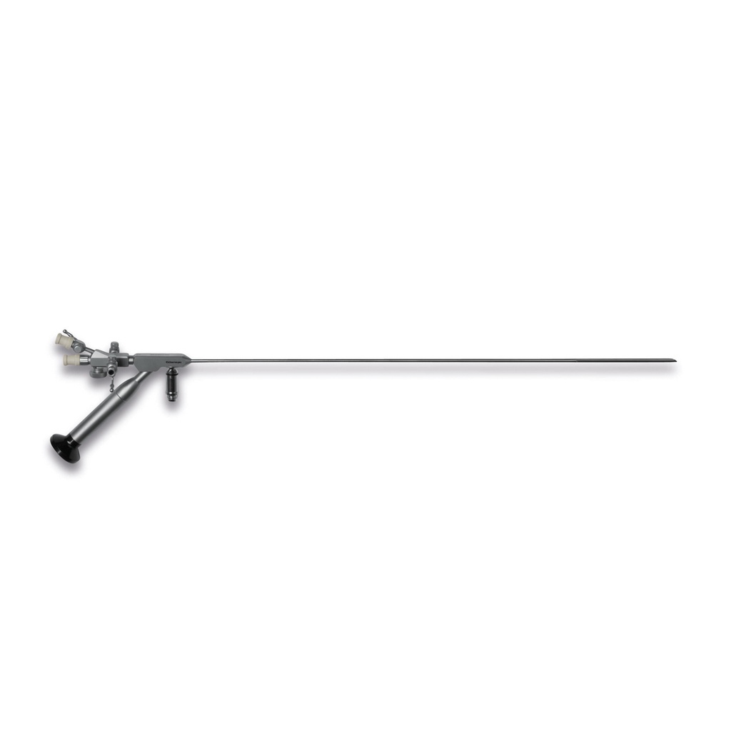 Ureterorenoszkóp, merev, Ø 2,7 × 3,3 mm, hossz: 43 cm, 12°-os előretekintő optika