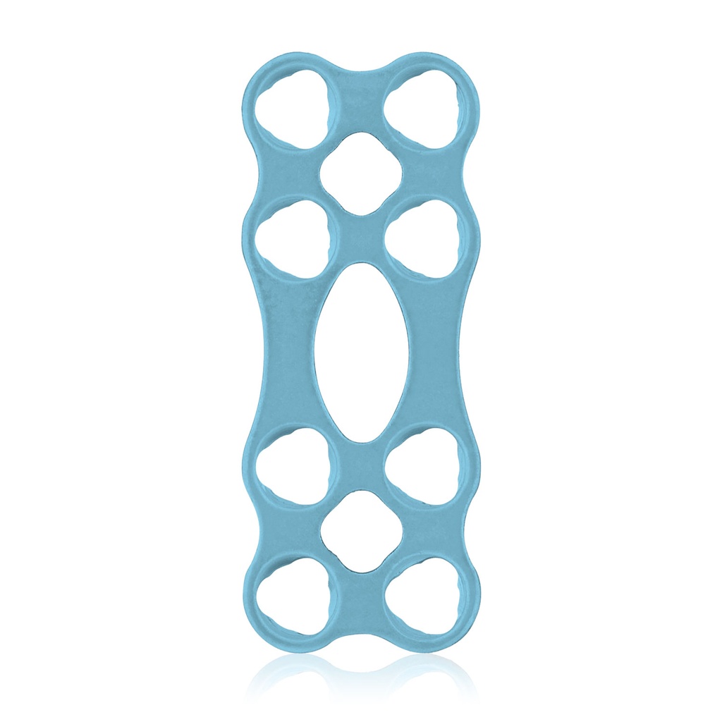 EickLoxx Micro csontlemez, 4×2 lyuk, 18,5 × 7,5 × 1,0 mm, 1.0 rendszer, világoskék