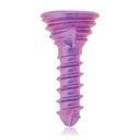 Titán zárócsavar Ø1,2 × 5 mm, szögstabil, többirányú, magenta, Torx 6, önfúró, önmetsző
