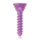 Titán zárócsavar Ø1,2 × 6 mm, szögstabil, többirányú, magenta, Torx 6, önfúró, önmetsző
